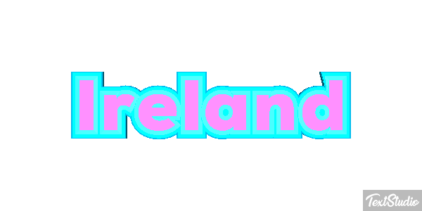Ireland Text effect
