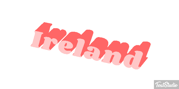 Ireland Text effect