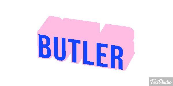 Butler Tekst effect