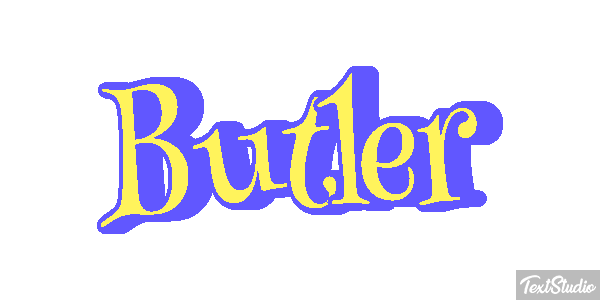 Butler Tekst effect