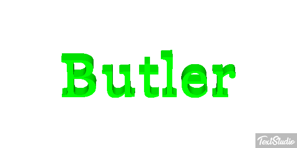 Butler Tekst effect