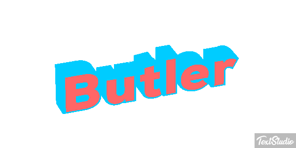 Butler Tekst effect