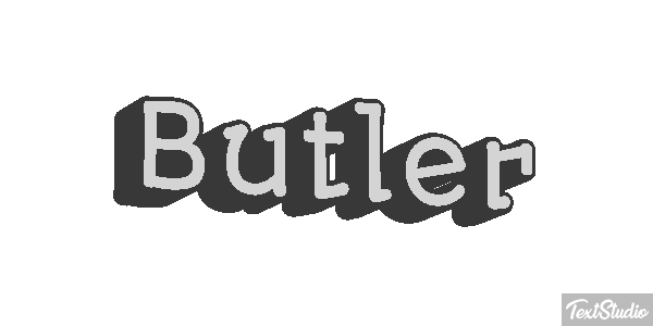 Butler Tekst effect