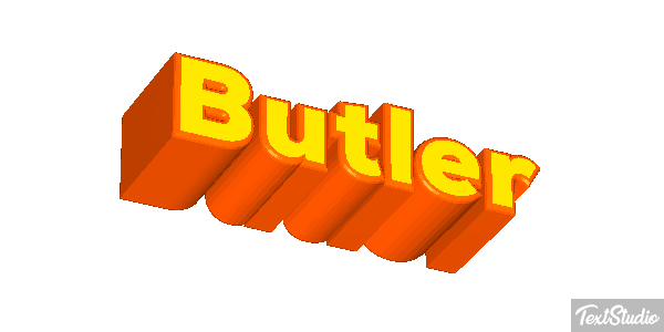 Butler Tekst effect