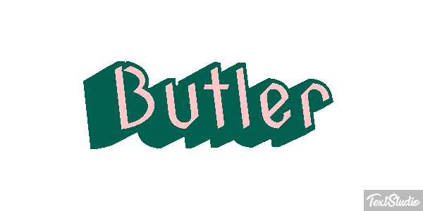 Butler Tekst effect