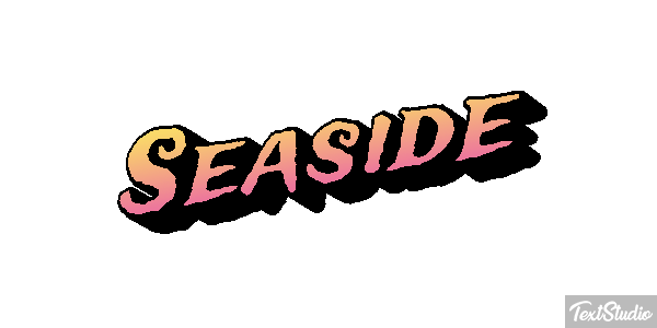 Seaside Efekt tekstowy