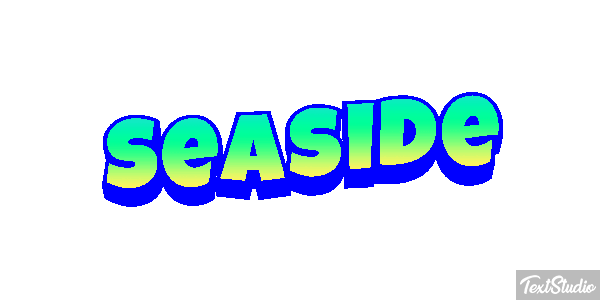 Seaside Efekt tekstowy