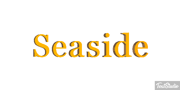 Seaside Efekt tekstowy