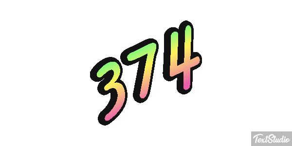 374 Текстовый эффект