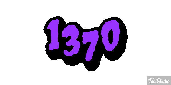 1370 Text effect