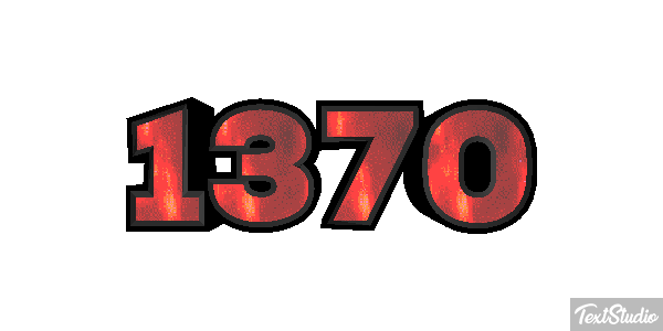 1370 Text effect