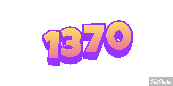 1370 Text effect