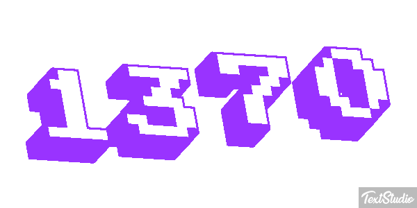 1370 Text effect