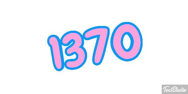 1370 Text effect