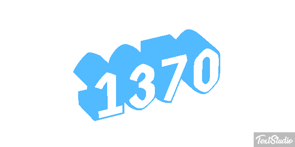 1370 Text effect