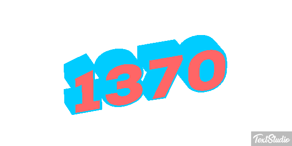 1370 Text effect