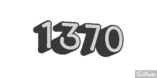 1370 Text effect
