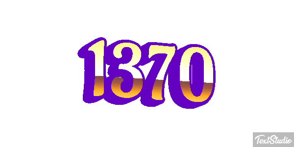 1370 Text effect