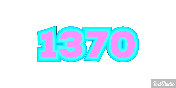 1370 Text effect