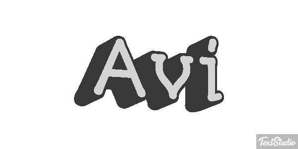 Avi Effetto testo