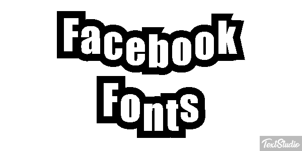 Facebook Fonts Efekt tekstowy