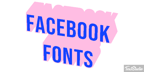 Facebook Fonts Efekt tekstowy