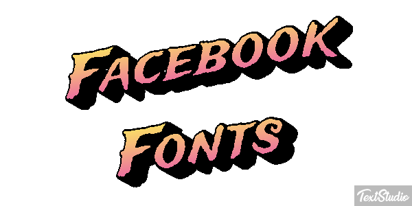 Facebook Fonts Efekt tekstowy