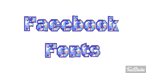 Facebook Fonts Efekt tekstowy