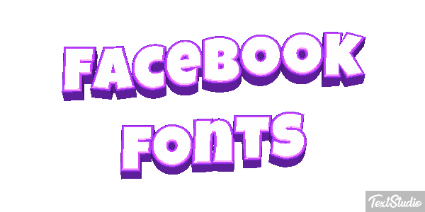 Facebook Fonts Efekt tekstowy