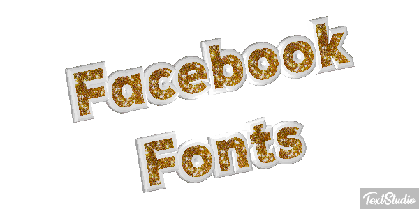 Facebook Fonts Efekt tekstowy