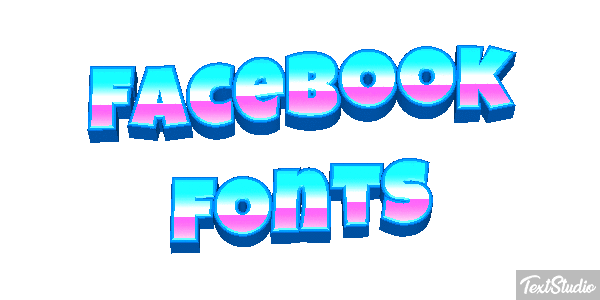 Facebook Fonts Efekt tekstowy
