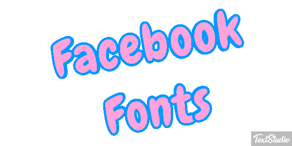 Facebook Fonts Efekt tekstowy