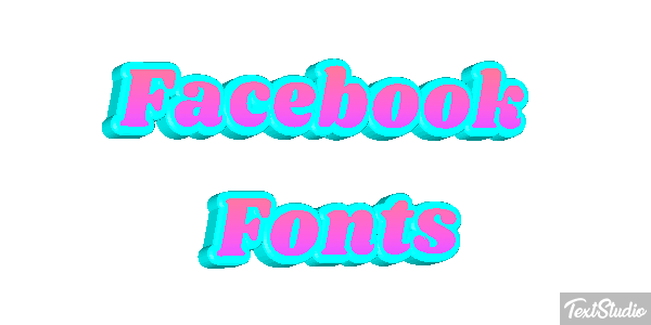 Facebook Fonts Efekt tekstowy
