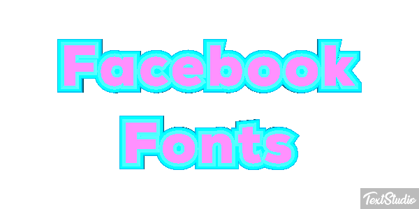 Facebook Fonts Efekt tekstowy