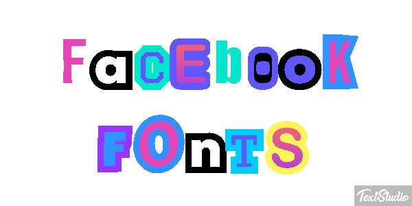 Facebook Fonts Efekt tekstowy