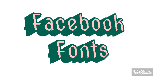 Facebook Fonts Efekt tekstowy
