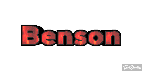 Benson Text effect
