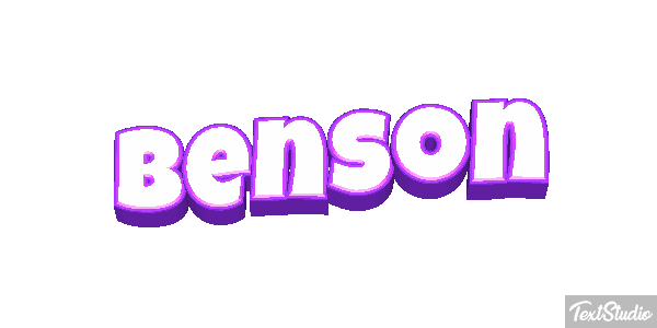 Benson Text effect