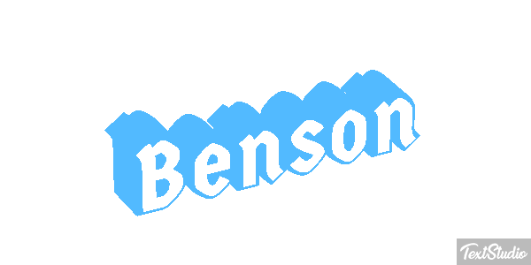 Benson Text effect