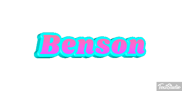 Benson Text effect