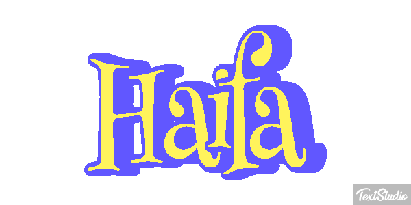 Haifa Effetto testo