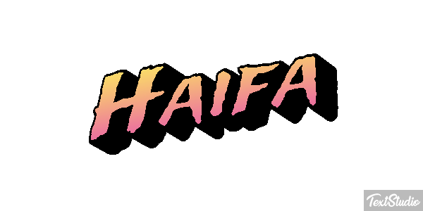 Haifa Effetto testo