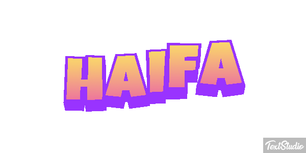 Haifa Effetto testo