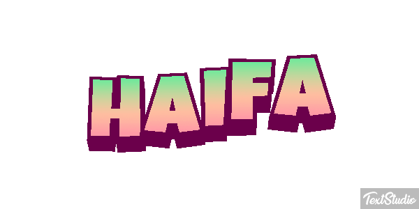 Haifa Effetto testo