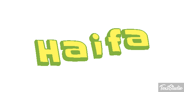 Haifa Effetto testo