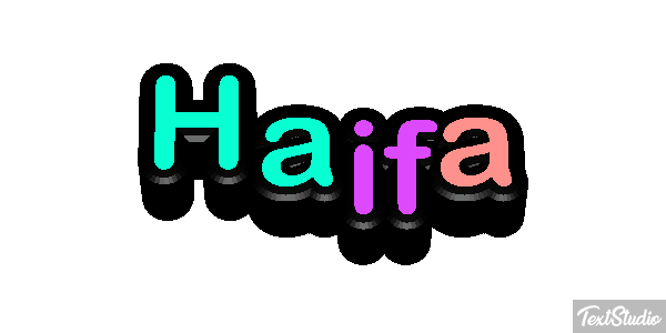 Haifa Effetto testo