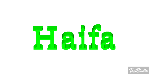 Haifa Effetto testo
