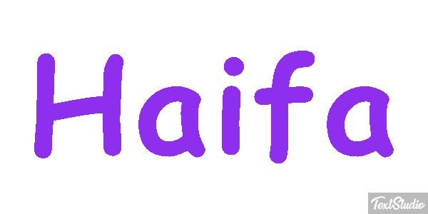 Haifa Effetto testo