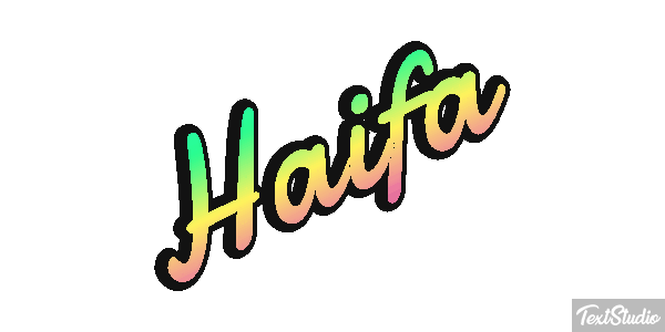 Haifa Effetto testo