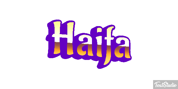 Haifa Effetto testo
